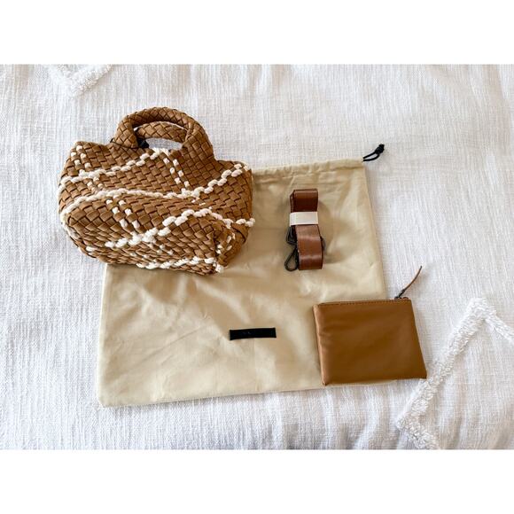 Naghedi | NWT St. Barths Petit Tote Rope in Cove with Pouch, Strap, Dustbag - Picture 2 of 10